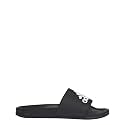 adidas Men's Adilette Shower Slides, Black/White/Black, 10