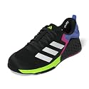 adidas Unisex-Adult Dropset 3 Training, Black/White/Lucid Lemon, 14