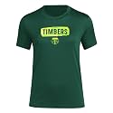 adidas Women's MLS Team Pre-Game Short Sleeve T-Shirt