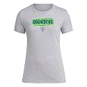adidas Women's MLS Team Pre-Game Short Sleeve T-Shirt