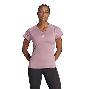 Adidas Womens Polyester Graphic Fitted T-Shirt