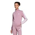 adidas Womens Tricot 3 Stripe Snap Casual - Green