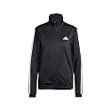 adidas Womens Tricot 3 Stripe Snap Casual - Green
