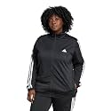 adidas Womens Tricot 3 Stripe Snap Casual - Green