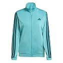 adidas Womens Tricot 3 Stripe Snap Casual - Green