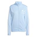 adidas Womens Tricot 3 Stripe Snap Casual - Green