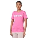 adidas Women Cotton Solid Fitted T-Shirt