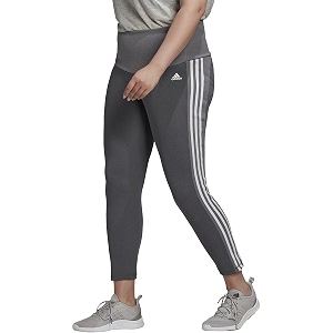 adidas womens 3 stripe high rise compression athletic pants