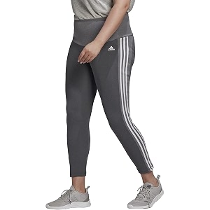 adidas womens 3 stripe high rise compression athletic pants