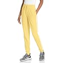 adidas Womens 3-Stripes Drawstring Sweatpants Training Casual - Black