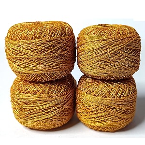 Adikala Metallic Cotton Tatting Shuttle Crochet Dori