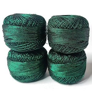 Adikala Metallic Cotton Tatting Shuttle Crochet Dori