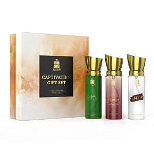 adilqadri captivating trio luxury perfume gift set for men amp women 3 x 20ml  with shanaya white oud safwan perfume unisex strong woody fruity amber long lasting edp fragrance set