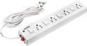 Adiohub 6 Amp /10 Amp 4 Socket 4.4 Mtr Wire extension board 10 A Four Pin Socket