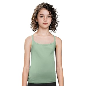 adira  beginners camisole  teenagers cami with light flat padding  prevents show of nipple buds  stretchy cotton for daily use at school  pack of 1