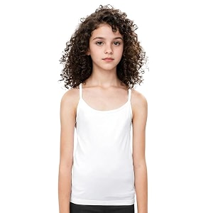 adira  beginners camisole  teenagers cami with light flat padding  prevents show of nipple buds  stretchy cotton for daily use at school  pack of 1