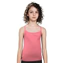 Adira | Beginners Camisole | Teenagers Cami with Light Flat Padding | Prevents Show of Nipple Buds | Stretchy Cotton for Daily Use at School | Pack of 1