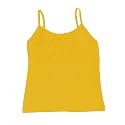 Adira | Beginners Camisole | Teenagers Cami with Light Flat Padding | Prevents Show of Nipple Buds | Stretchy Cotton for Daily Use at School | Pack of 1