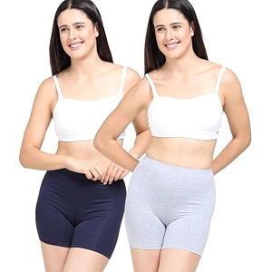 adira  underdress shorts for women  shorts for women women tights shorts  soft amp comfy knitted stretchy fabric  perfect length to ware under dress  pack of 2