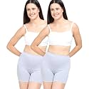 Adira | Underdress Shorts for Women | Shorts for Women| Women Tights Shorts | Soft &amp; Comfy, Knitted Stretchy Fabric | Perfect Length to Ware Under Dress | Pack of 2