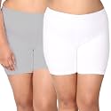 Adira | Underdress Shorts for Women | Shorts for Women| Women Tights Shorts | Soft &amp; Comfy, Knitted Stretchy Fabric | Perfect Length to Ware Under Dress | Pack of 2