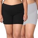 Adira | Underdress Shorts for Women | Shorts for Women| Women Tights Shorts | Soft &amp; Comfy, Knitted Stretchy Fabric | Perfect Length to Ware Under Dress | Pack of 2