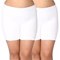 Adira | Underdress Shorts for Women | Shorts for Women| Women Tights Shorts | Soft &amp; Comfy, Knitted Stretchy Fabric | Perfect Length to Ware Under Dress | Pack of 2