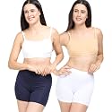 Adira | Underdress Shorts for Women | Shorts for Women| Women Tights Shorts | Soft &amp; Comfy, Knitted Stretchy Fabric | Perfect Length to Ware Under Dress | Pack of 2
