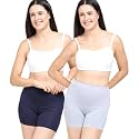 Adira | Underdress Shorts for Women | Shorts for Women| Women Tights Shorts | Soft &amp; Comfy, Knitted Stretchy Fabric | Perfect Length to Ware Under Dress | Pack of 2