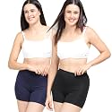 Adira | Underdress Shorts for Women | Shorts for Women| Women Tights Shorts | Soft &amp; Comfy, Knitted Stretchy Fabric | Perfect Length to Ware Under Dress | Pack of 2