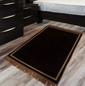 ADIRNY Velvet Prayer Mat (Orange, Large)