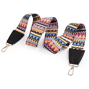 adisa printed replacement straps for sling shoulder crossbody bag adjustable belt slh8170-yel