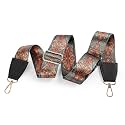ADISA Printed Replacement Straps for Sling Shoulder Crossbody Bag Adjustable Belt (SLH8170-GREEN)