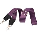 ADISA Printed Replacement Straps for Sling Shoulder Crossbody Bag Adjustable Belt (SL5180-PUR)