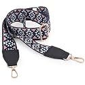 ADISA Printed Replacement Straps for Sling Shoulder Crossbody Bag Adjustable Belt (SLH8170-NAV)