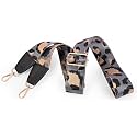 ADISA Printed Replacement Straps for Sling Shoulder Crossbody Bag Adjustable Belt (SLH8170-GOL-GREY)