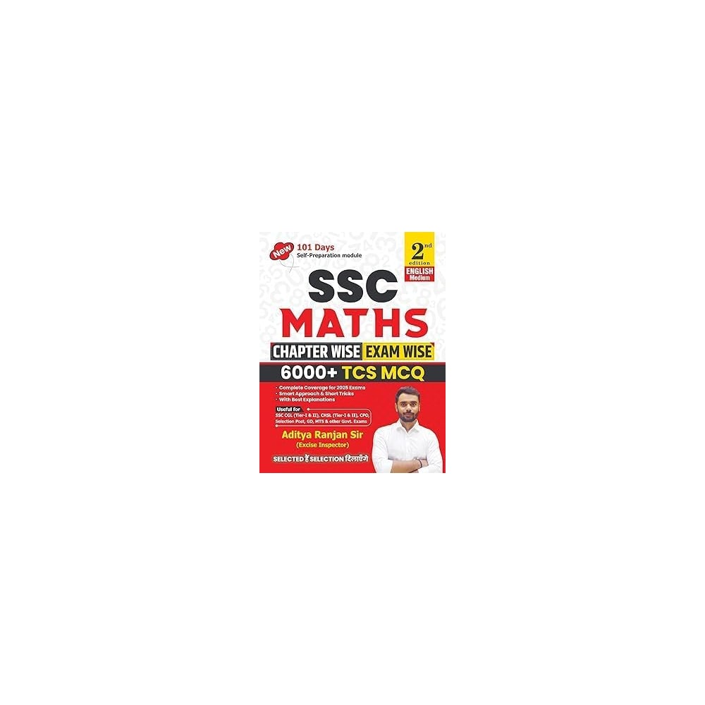 Aditya Ranjan Sir 2nd Edition 2025 SSC MATHS 6000+ TCS MCQs Chapter ...