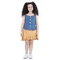 Adiva® Girls Sleeveless Top & Skirt Set