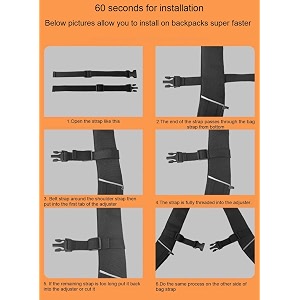 adjustable chest belt for backpacks - enhanced stability and comfort ideal for school bags hiking travel and outdoor activities pack of 2 15 inch