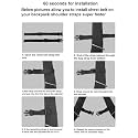 Adjustable Chest Belt for Backpacks - Enhanced Stability and Comfort, Ideal for School Bags, Hiking, Travel, and Outdoor Activities Pack of 2 (1 inch)