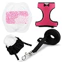 Adjustable Chicken Harness Diaper (5.4ft Leash) – Breathable & Washable Secure Training for Hens, Ducks & Chicks | Outdoor Walking & Discipline Solution Pink