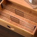 Adjustable Clear Drawer Dividers for Organized Storage – Expandable Plastic Separators for Kitchen, Bedroom, and Office Drawers, Easy to Install, Non-Slip, Space-Saving Organizer Solution
