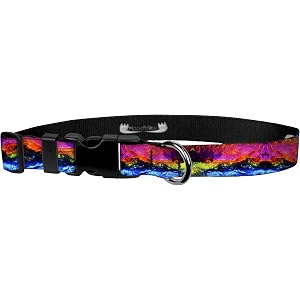 adjustable collar 134 l psychic rainbow