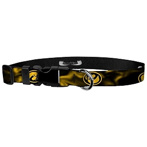 adjustable collar 134 l university of iowa - gold smoke hawk