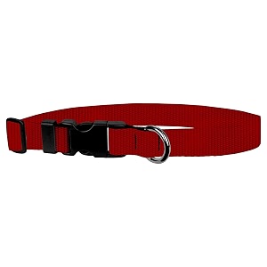 adjustable collar 134 m dark red