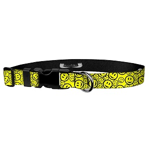 adjustable collar 134 m happy face