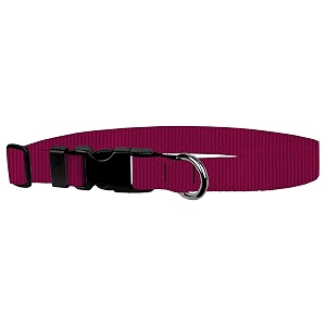 adjustable collar 134 m raspberry
