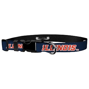 adjustable collar 134 m university of illinois - on blue