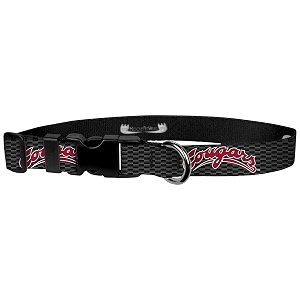 adjustable collar 134 m washington state - cougars on carbon fiber