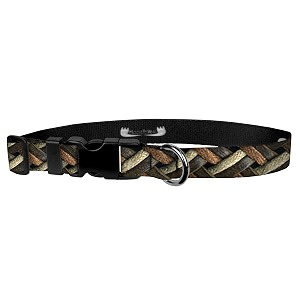 adjustable collar 134 xl leather weave
